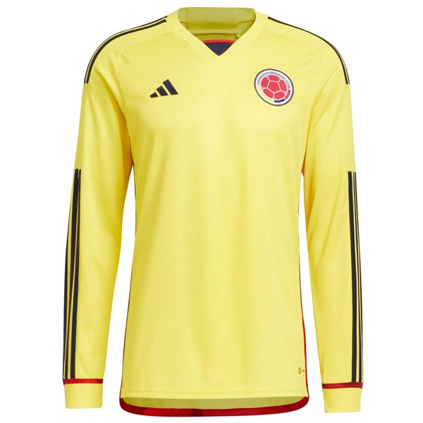 Tailandia Camiseta Colombia Replica Primera Ropa ML 2022/23 Amarillo